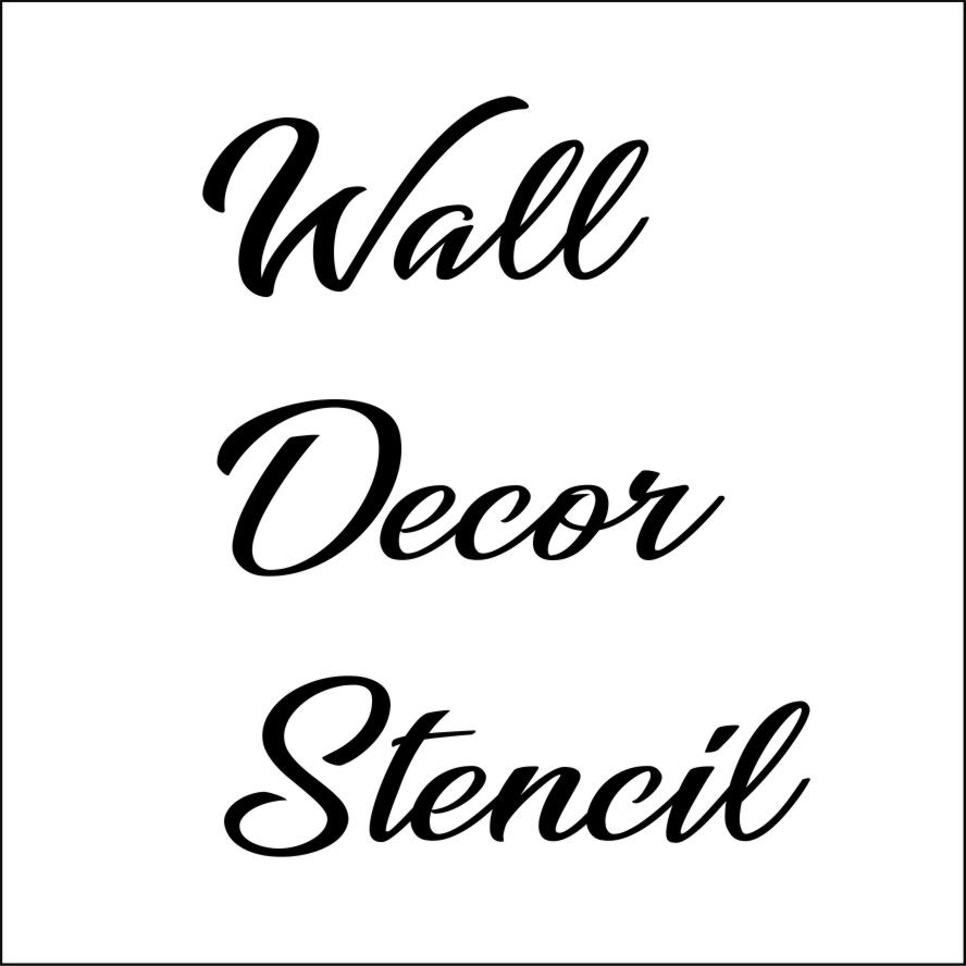 wall decor stencil
